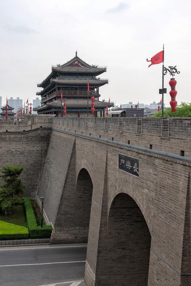 Chang Le Men (East Gate) of Xi'an ancient city wall